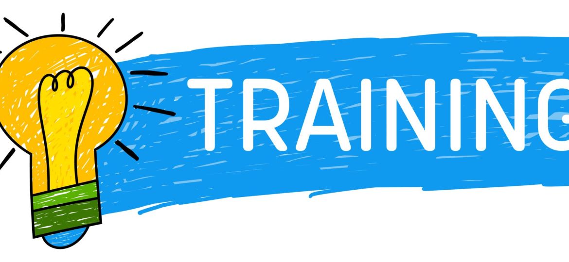 Training Bulb Sketch Colorful Blue Lines Texture Effect Text